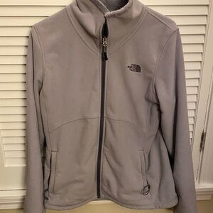 The North Face Gray Fleece Jacket-Warm and Fuzzy Interior